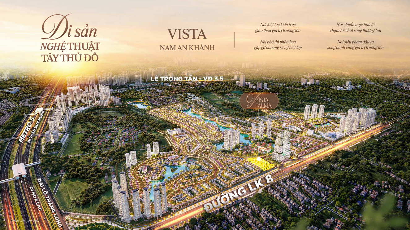 Vista Nam An Khánh - Phối cảnh tổng thể